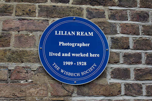 Lilian Ream Blue Plaque